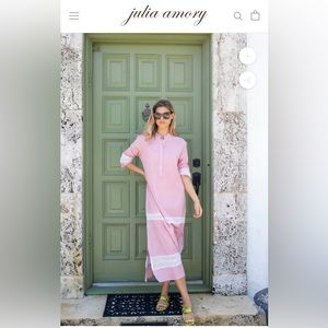 Julia Amory - MAJORELLE DRESS - PINK SANDS PARFAIT - XL
